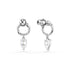 Swarovski Mesmera Pear Cut Rhodium Drop Earrings