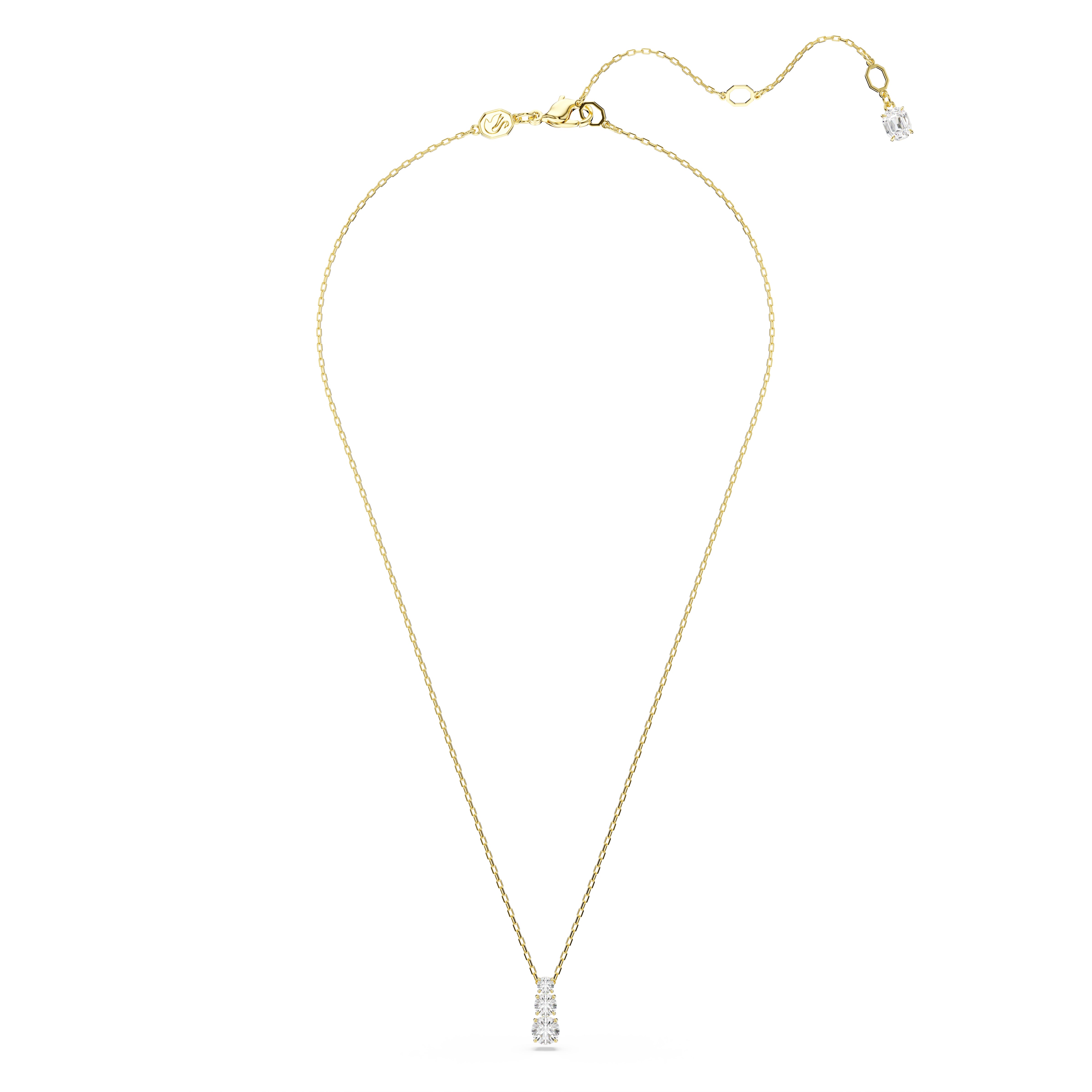 Swarovski Stilla Attract Gold Tone Necklace
