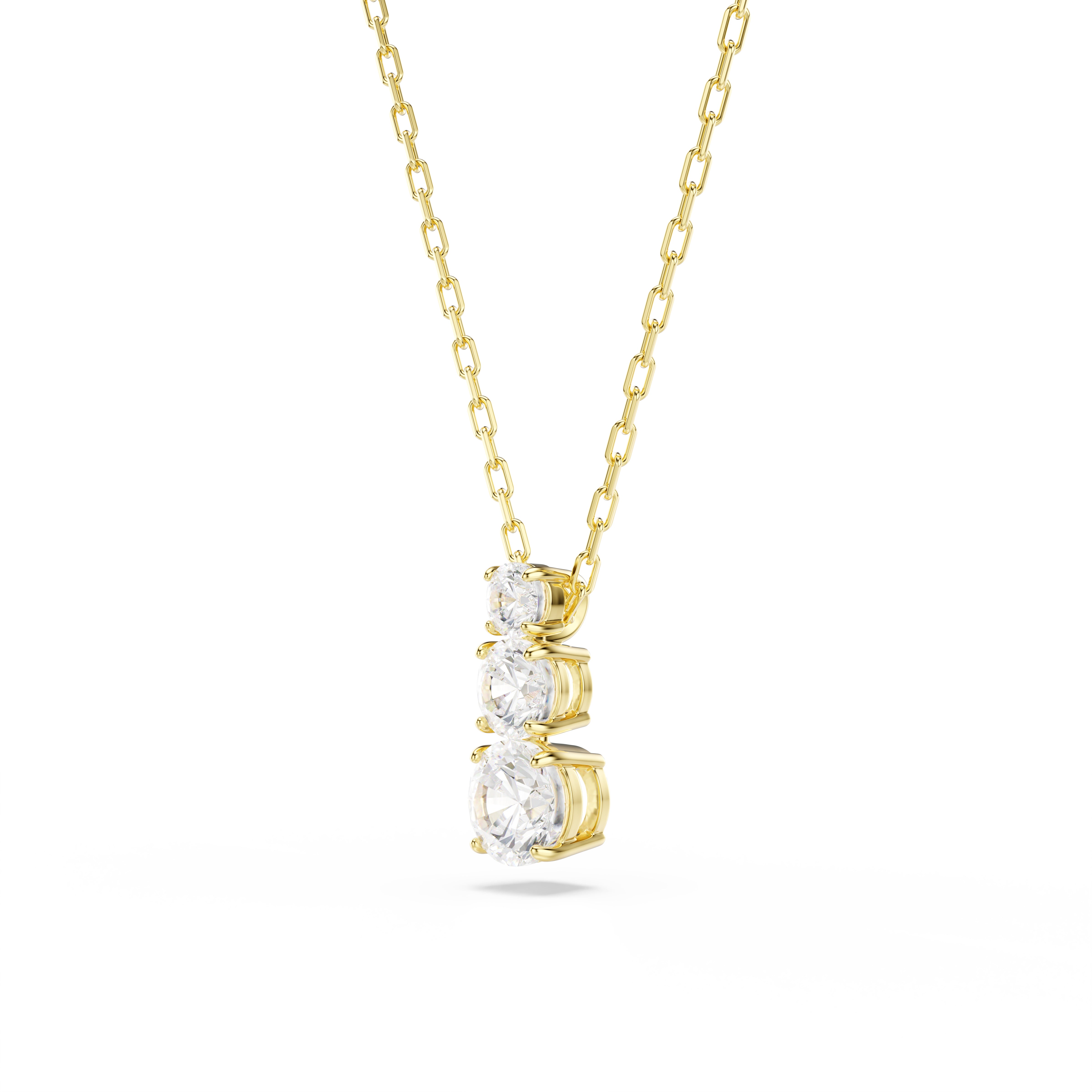 Swarovski Stilla Attract Gold Tone Necklace