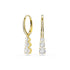 Swarovski Stilla Attract Gold Tone Drop Earrings