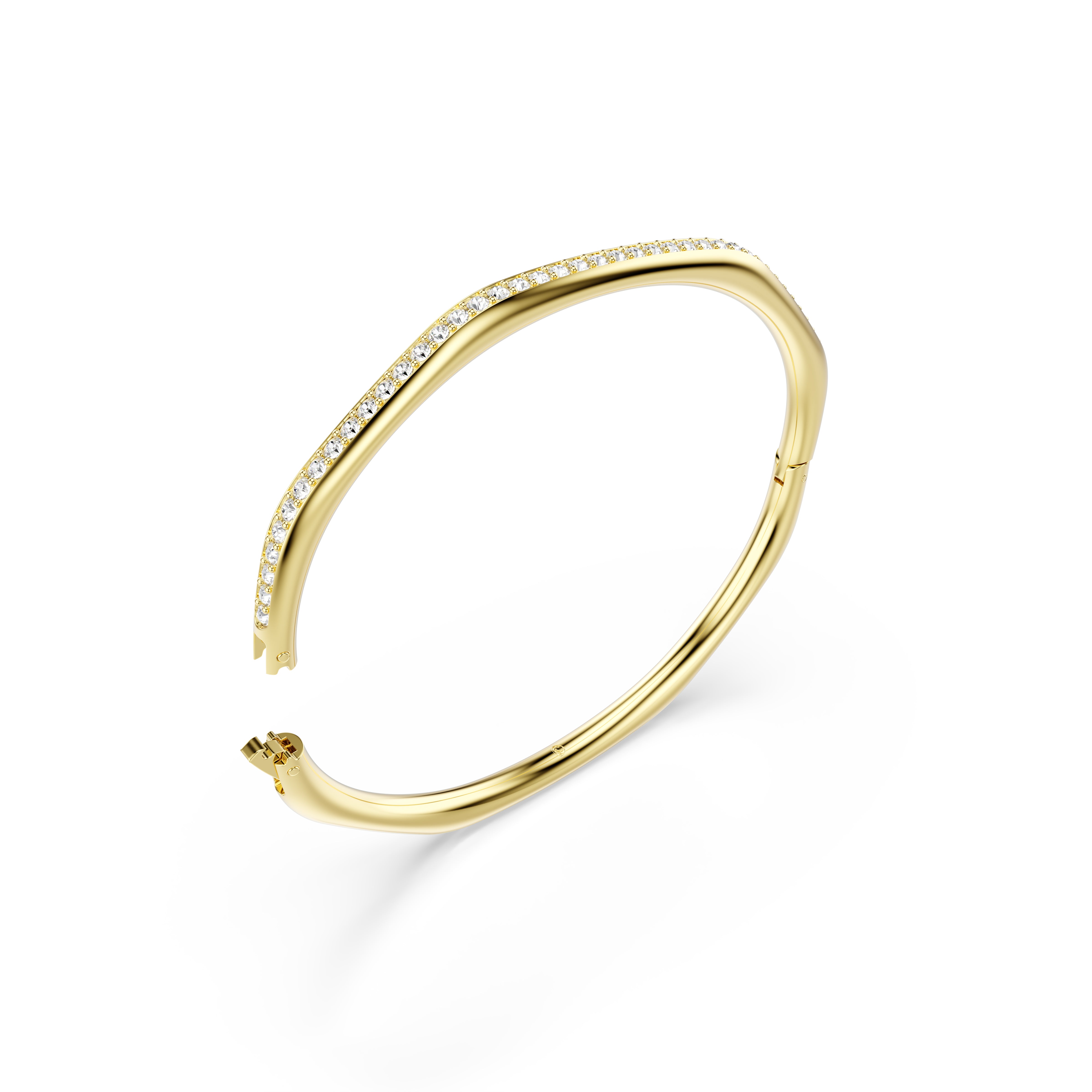 Swarovski Dextera Octagon Gold Tone Bangle