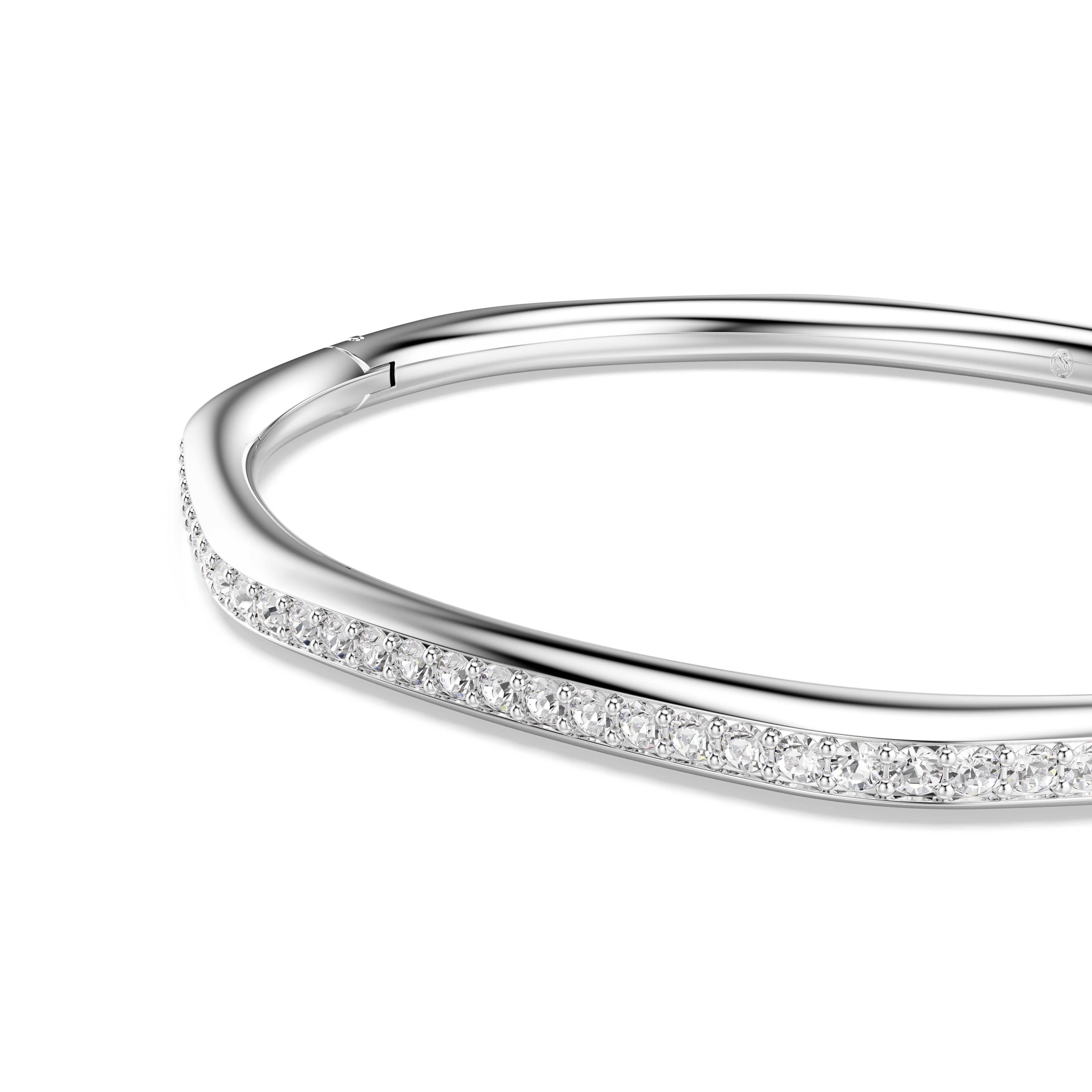 Swarovski Dextera Octagon Rhodium Bangle