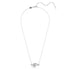 Swarovski Matrix Knot Rhodium Necklace
