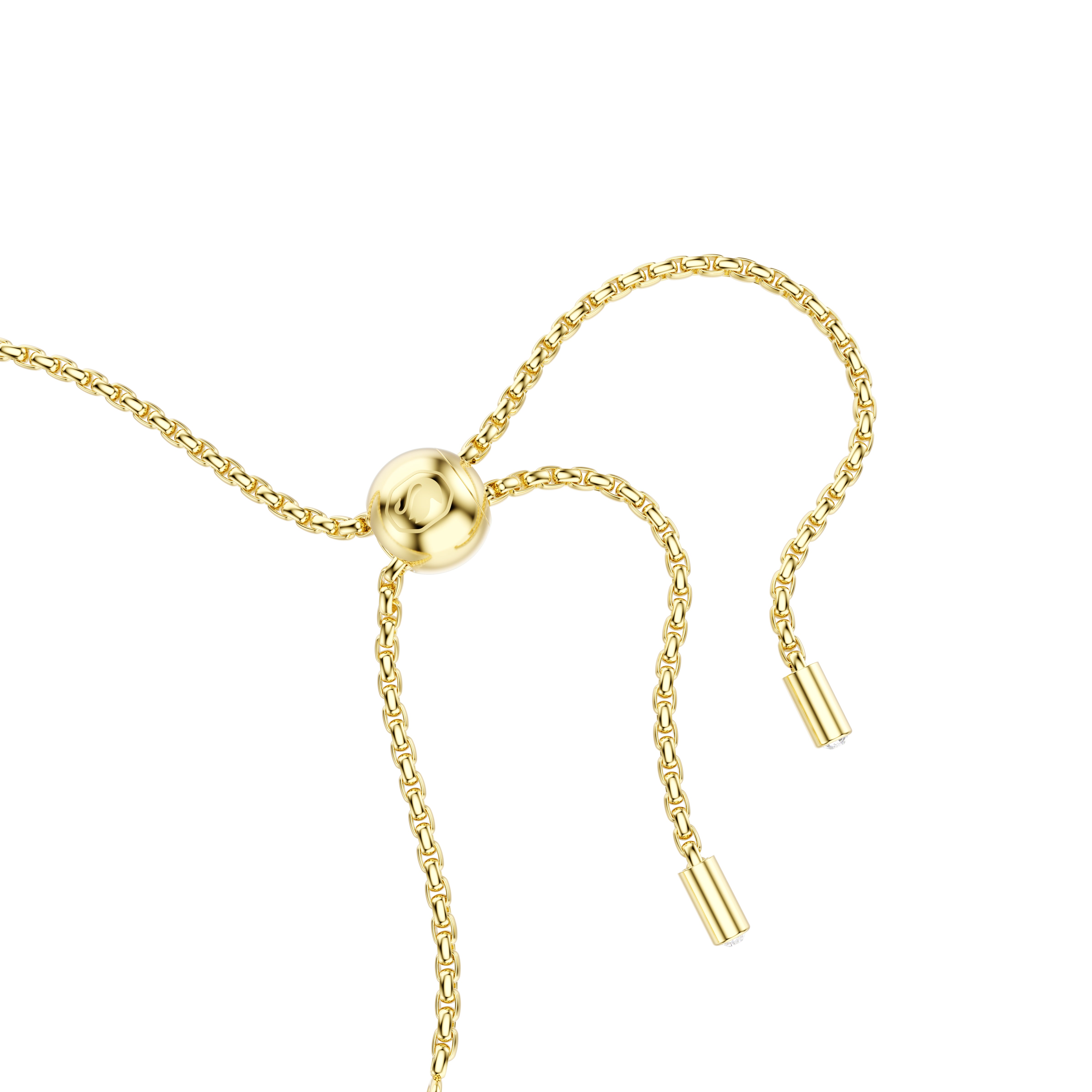 Swarovski Matrix Tennis Gold Tone Sliding Bracelet