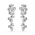 Swarovski Constella Mixed Cuts Rhodium Drop Earrings