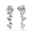Swarovski Constella Mixed Cuts Rhodium Drop Earrings