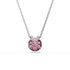 Swarovski Bella Pink Rhodium Necklace