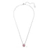 Swarovski Bella Pink Rhodium Necklace