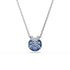 Swarovski Bella Blue Rhodium Necklace