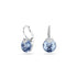 Swarovski Bella Blue Rhodium Earrings