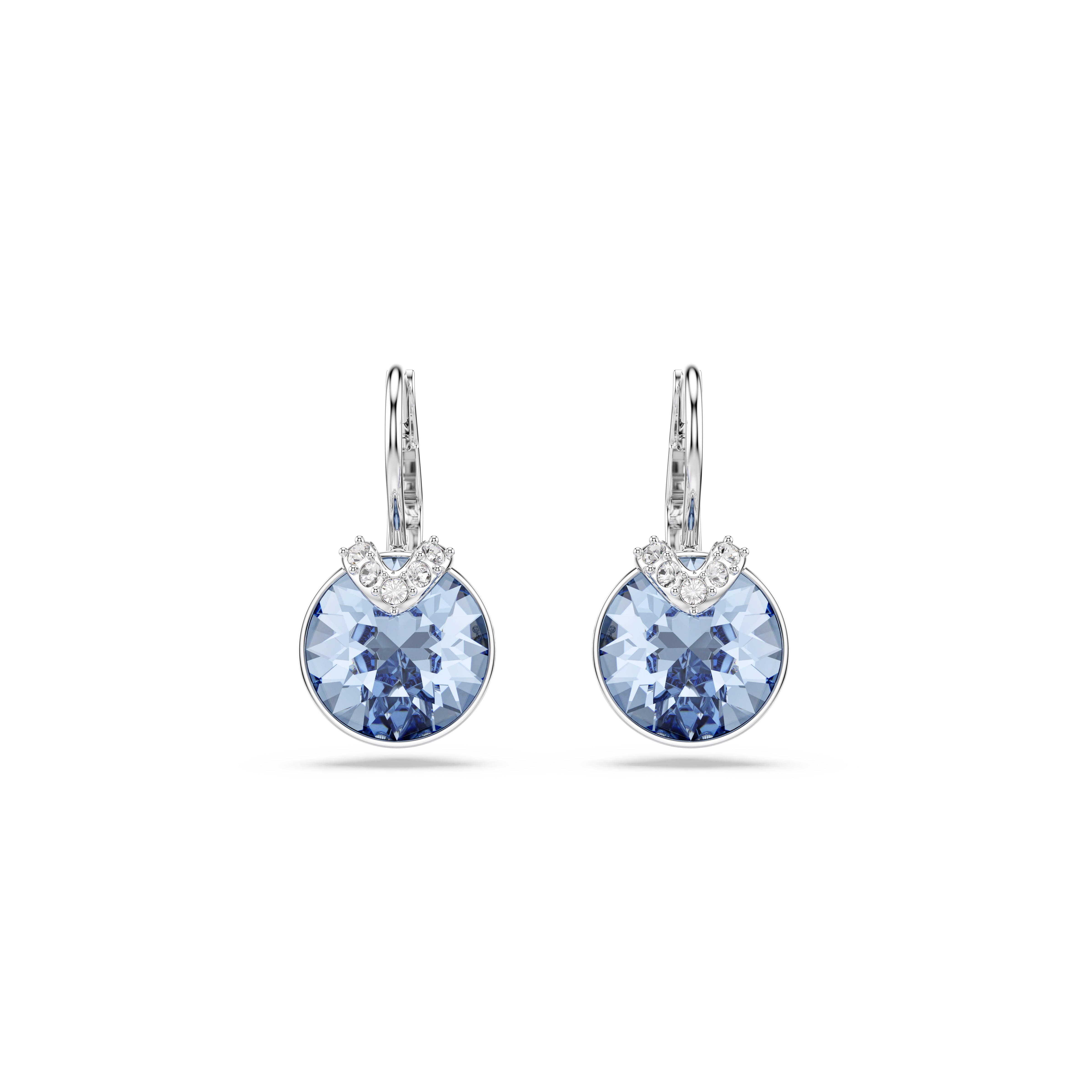 Swarovski Bella Blue Rhodium Earrings