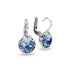 Swarovski Bella Blue Rhodium Earrings