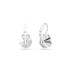 Swarovski Bella Blue Rhodium Earrings