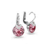 Swarovski Bella Pink Rhodium Earrings