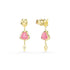 Swarovski Gold Tone Idyllia Heart With Arrow Earrings