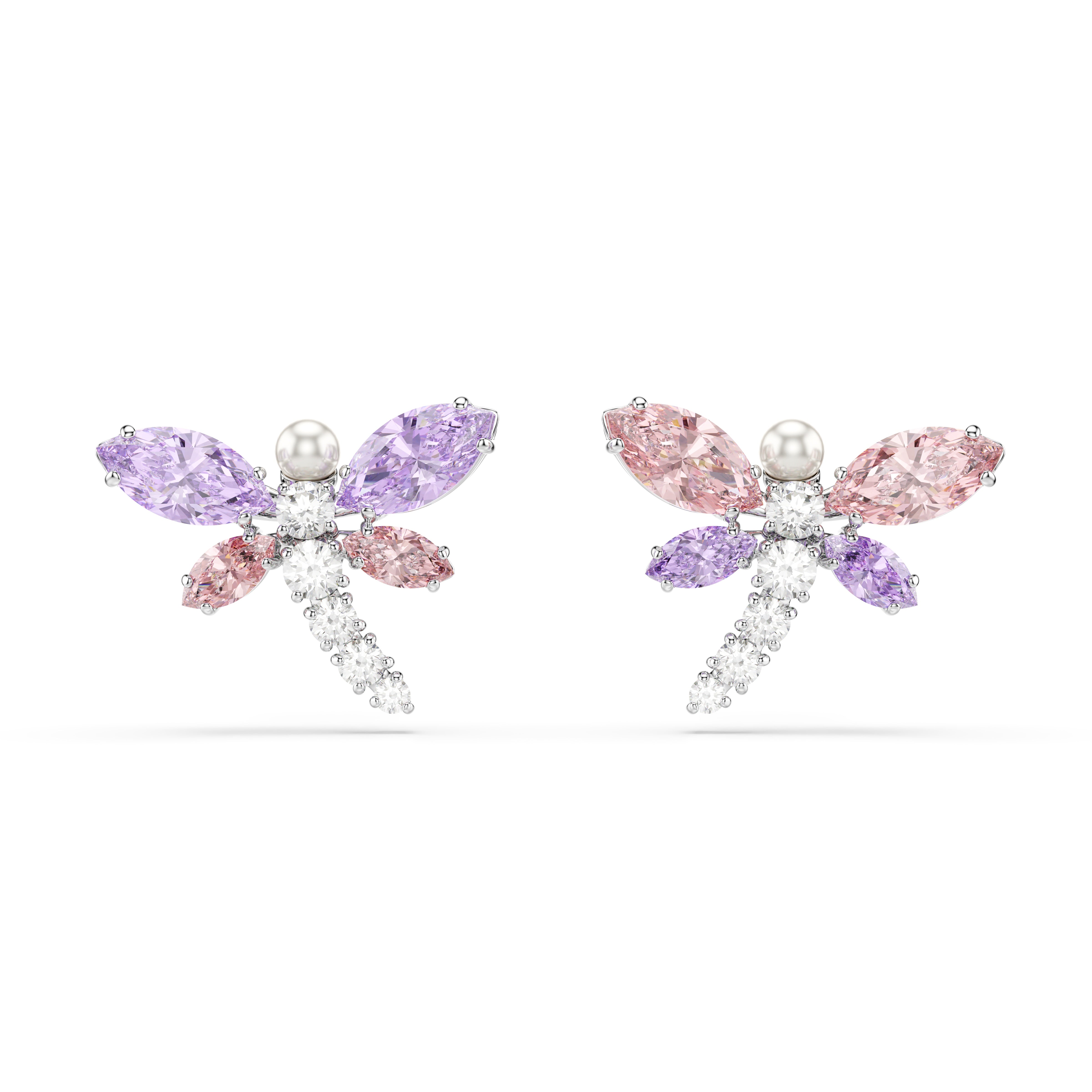 Swarovski Rhodium Ariana Grande Dragonfly Earrings