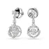 Swarovski Rhodium Constella Dancing Stone Drop Earrings