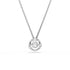 Swarovski Rhodium Constella Dancing Stone Necklace