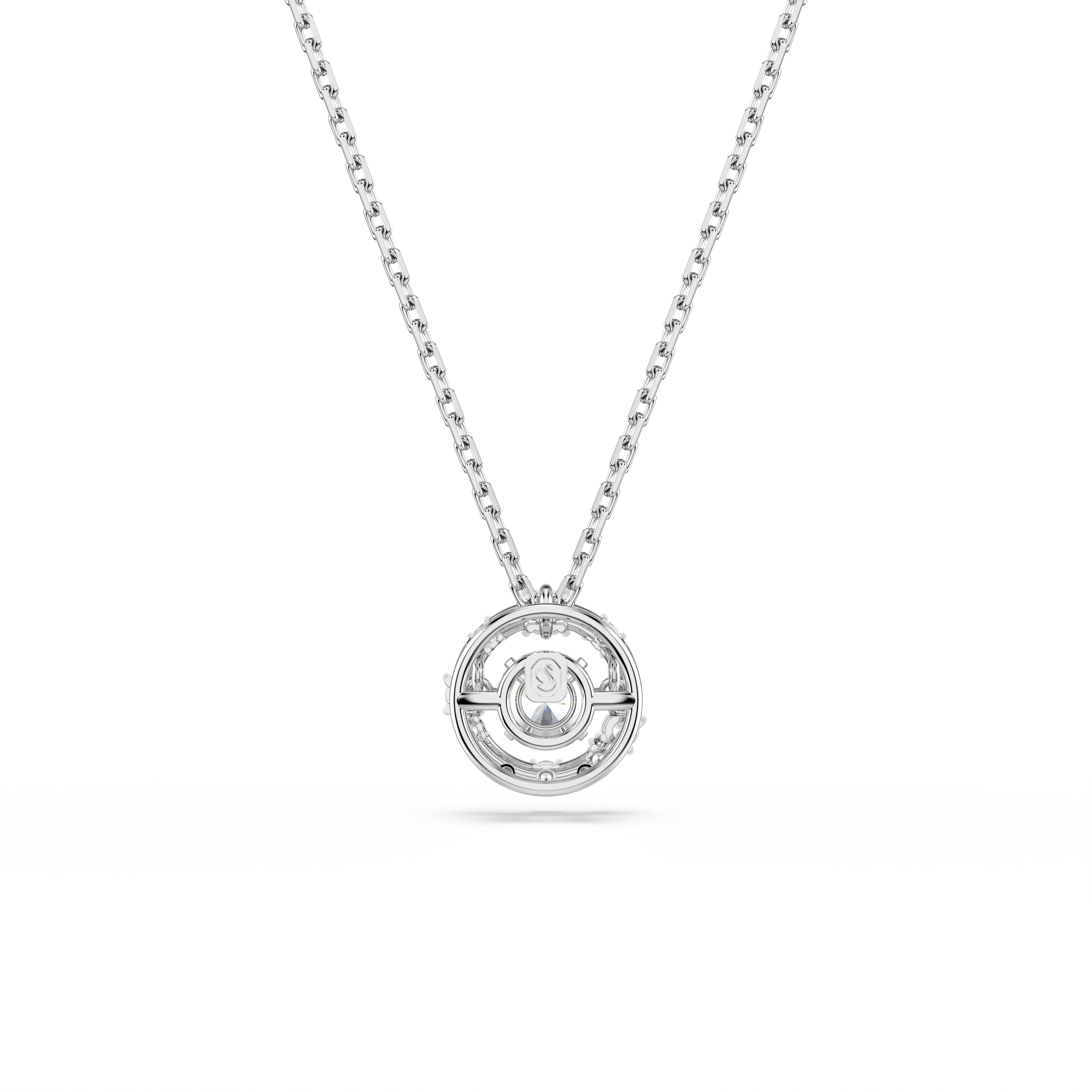 Swarovski Rhodium Constella Dancing Stone Necklace