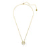 Swarovski Gold Tone Hyperbola Round Cut Necklace