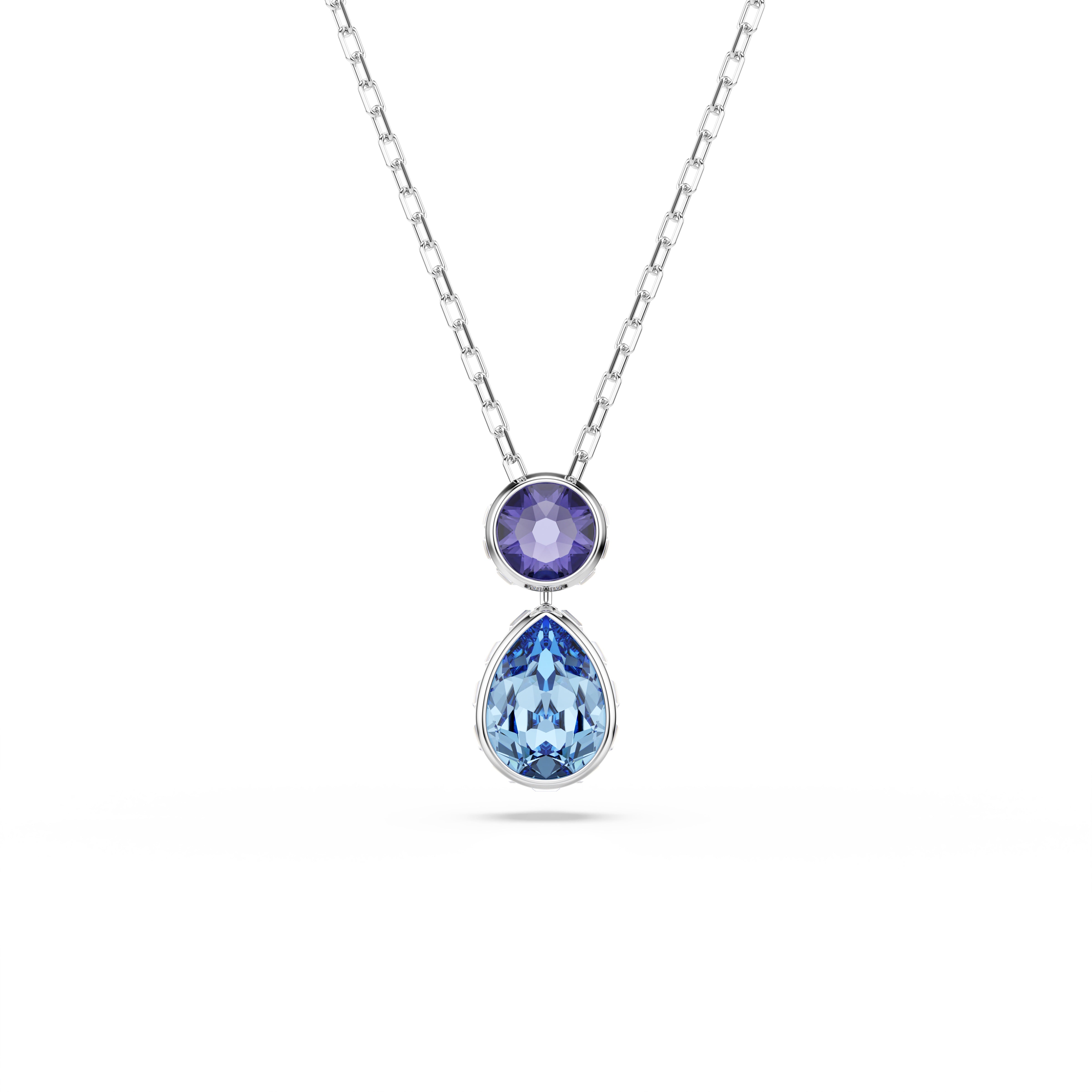 Swarovski Rhodium Chroma Multicolour Necklace