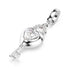 Swarovski Rhodium Idyllia Key Charm