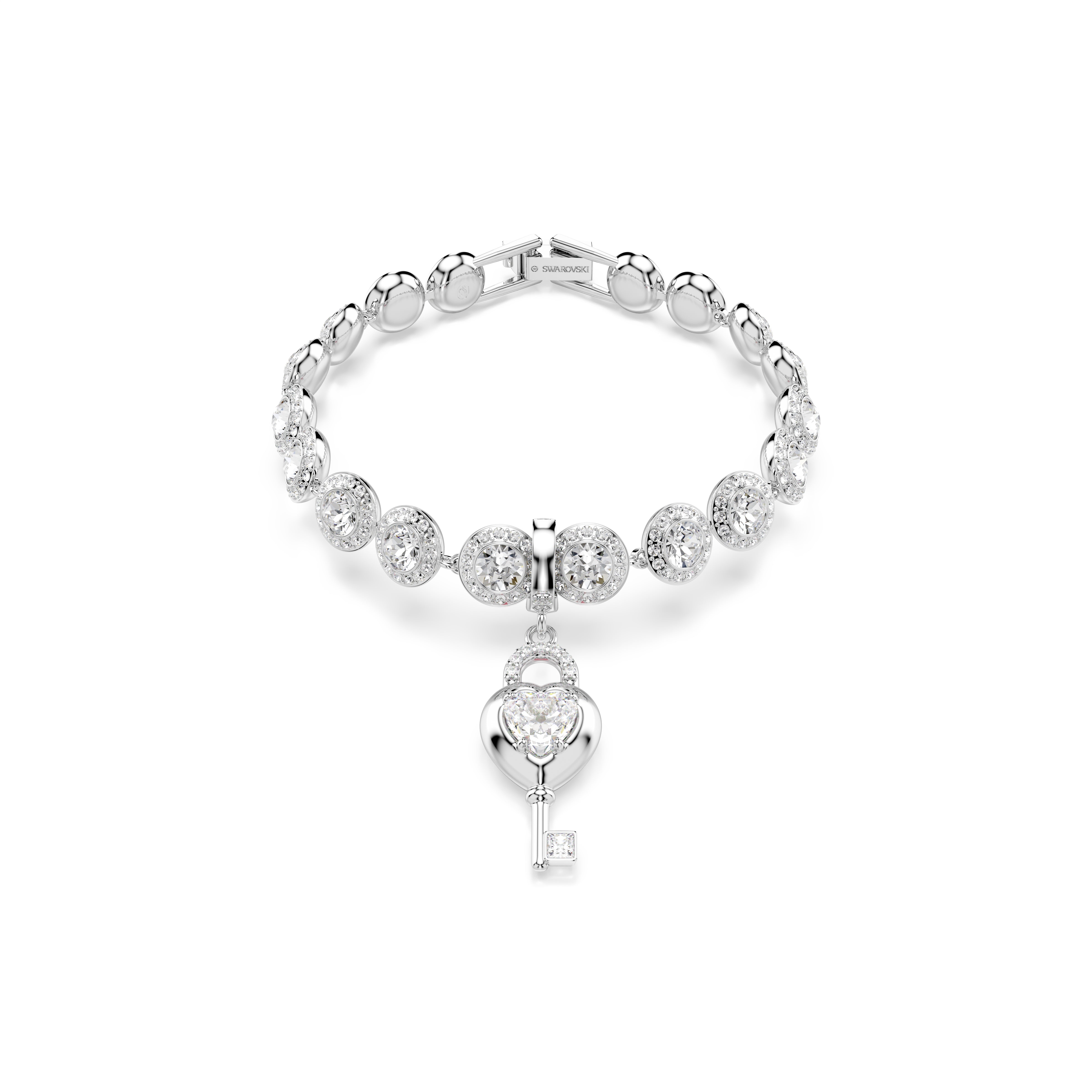 Swarovski Rhodium Idyllia Key Charm