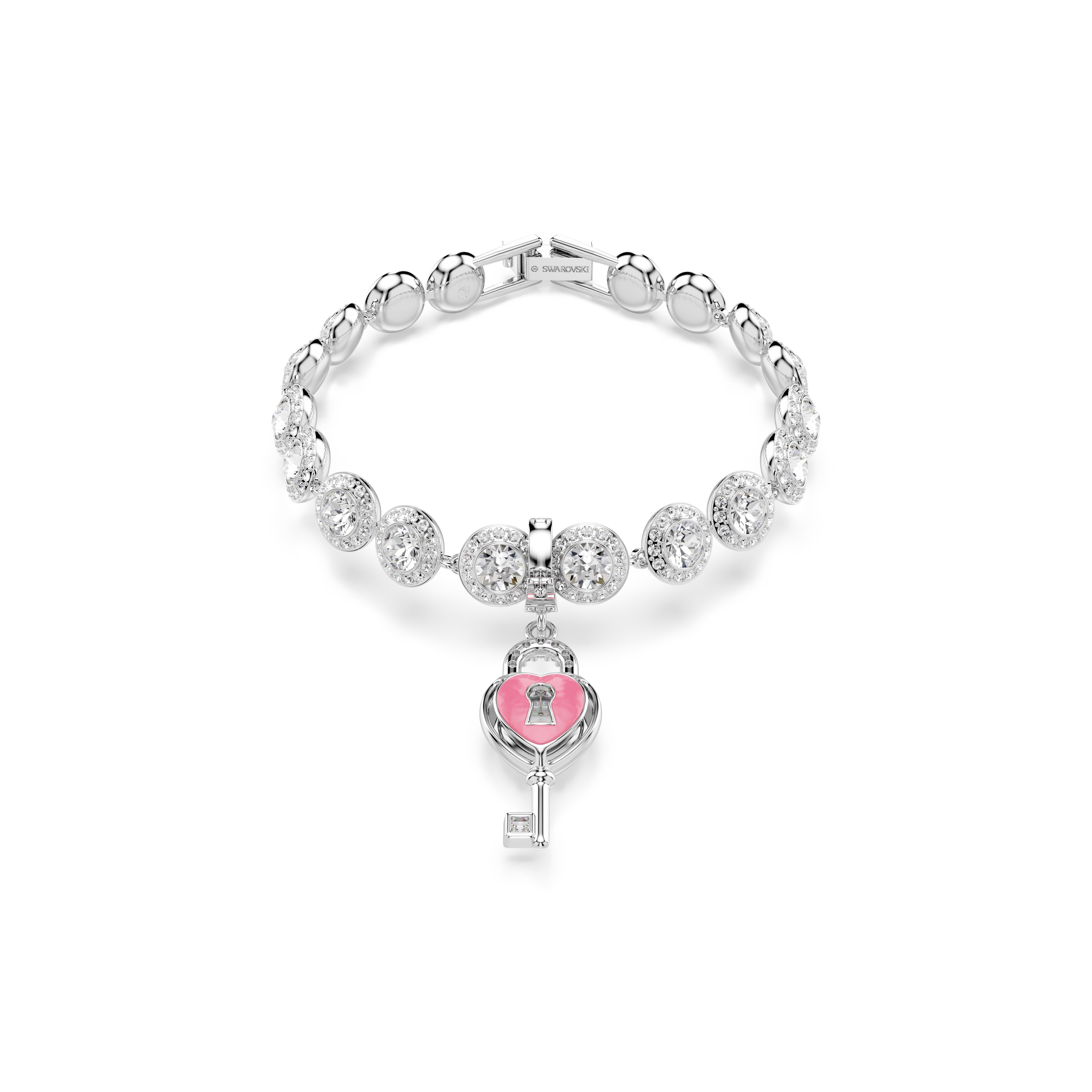 Swarovski Rhodium Idyllia Key Charm