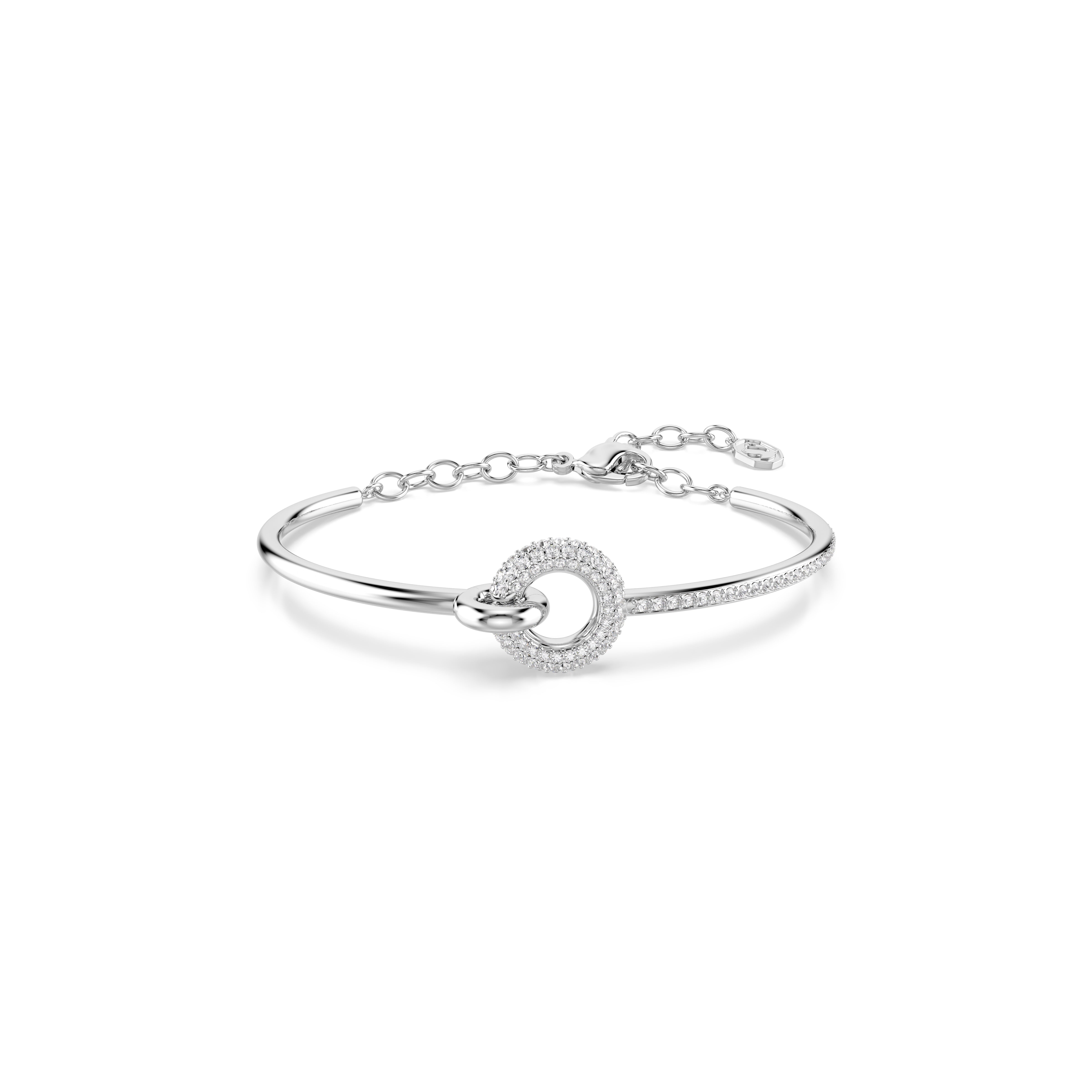 Swarovski Rhodium Dextera Round Cut Bracelet