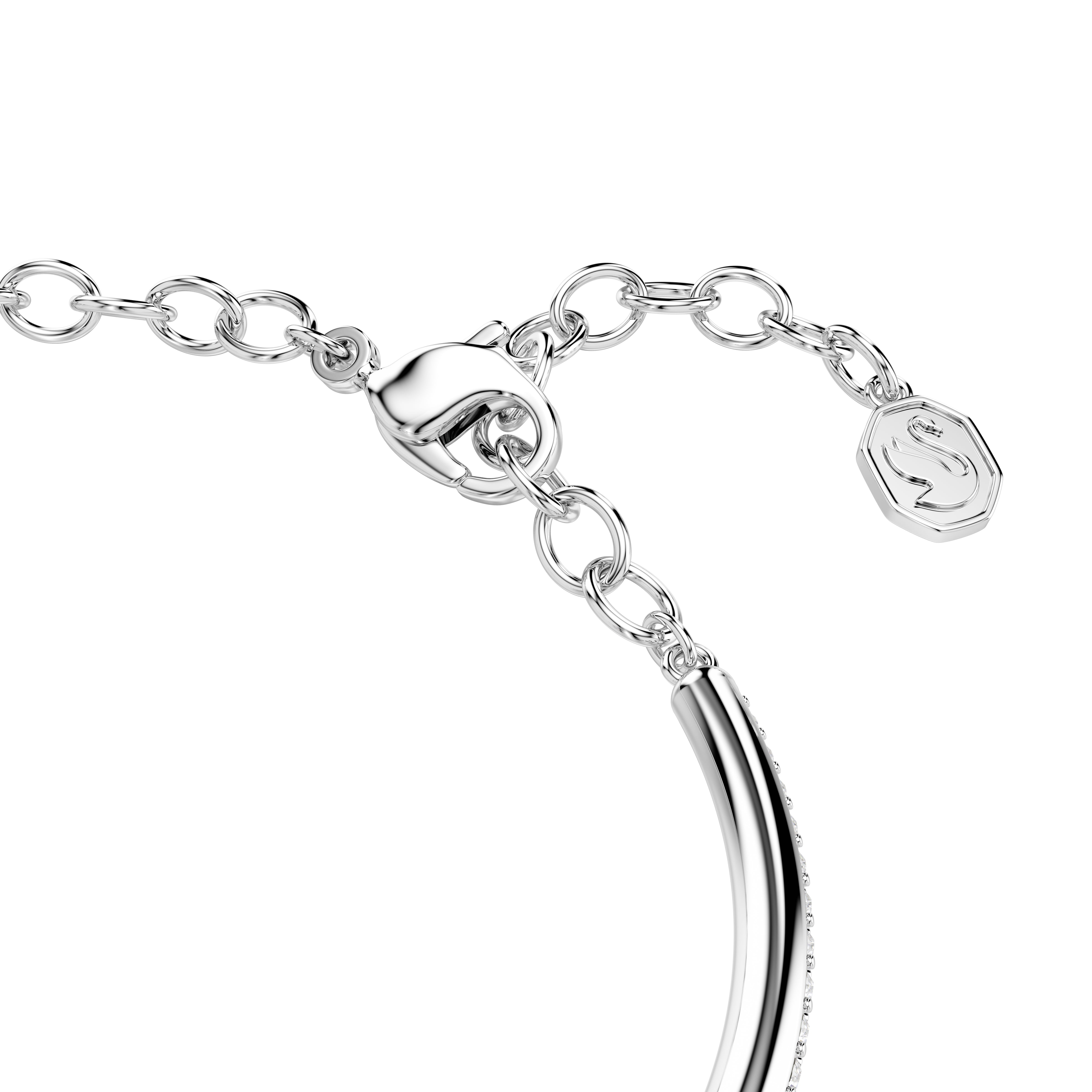 Swarovski Rhodium Dextera Round Cut Bracelet