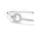 Swarovski Rhodium Dextera Round Cut Bracelet