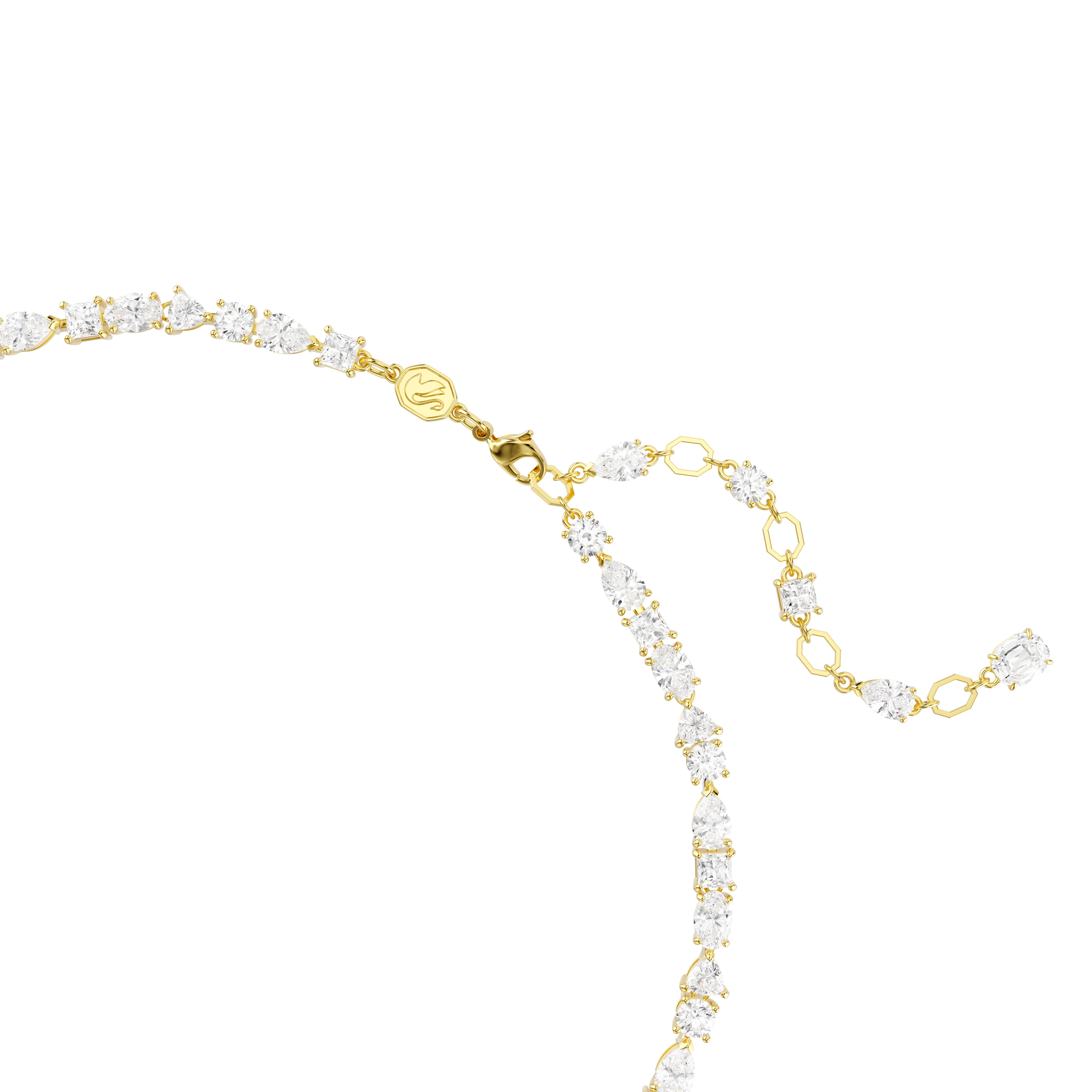 Swarovski Mesmera Mixed Cuts Gold Tone Necklace
