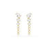 Swarovski Mesmera Mixed Cuts Gold Drop Earrings