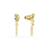 Swarovski Mesmera Mixed Cuts Gold Drop Earrings