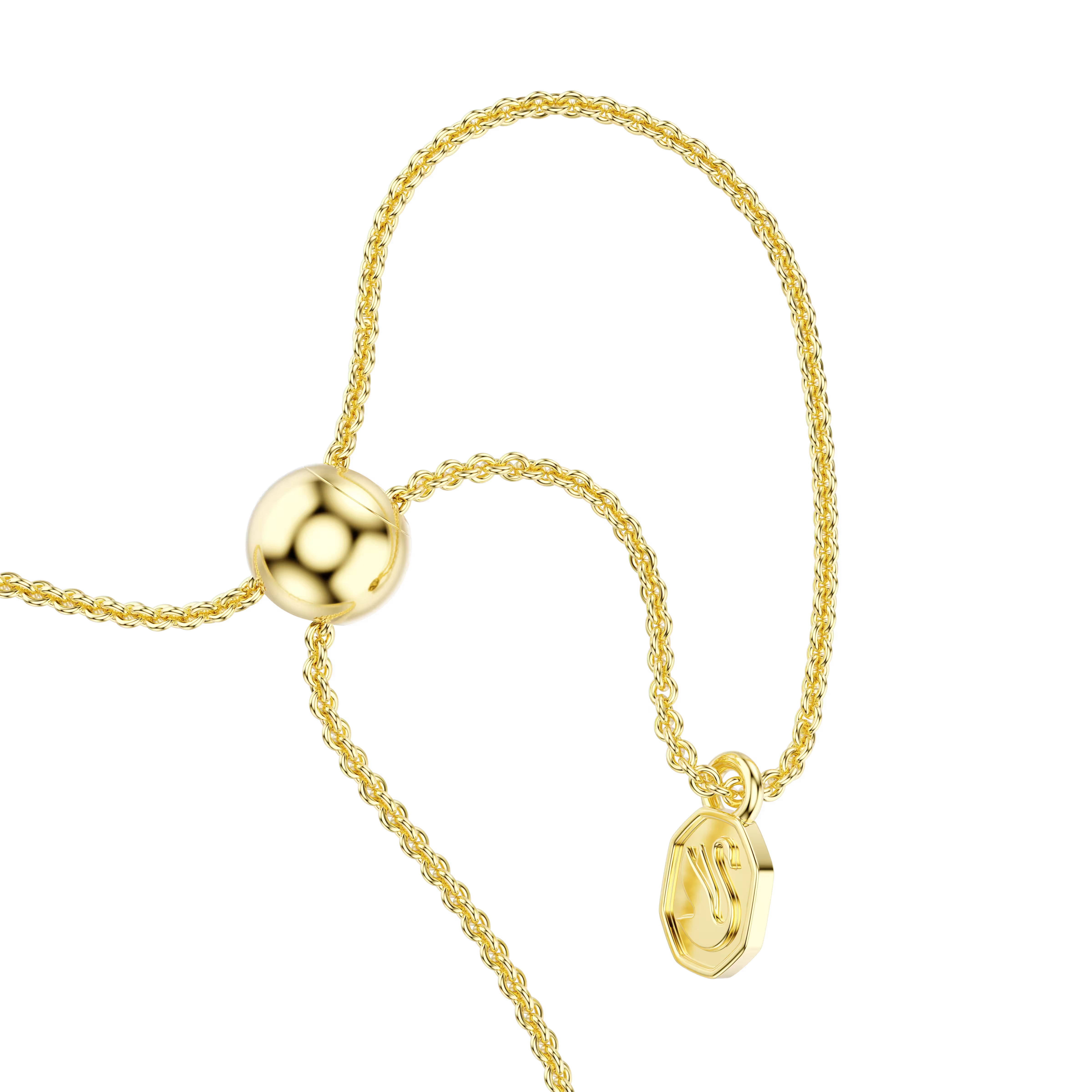 Swarovski Mesmera Mixed Cuts Bar Gold Sliding Bracelet