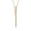 Swarovski Mesmera Mixed Cuts Gold Y Necklace