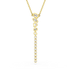 Swarovski Mesmera Mixed Cuts Gold Y Necklace