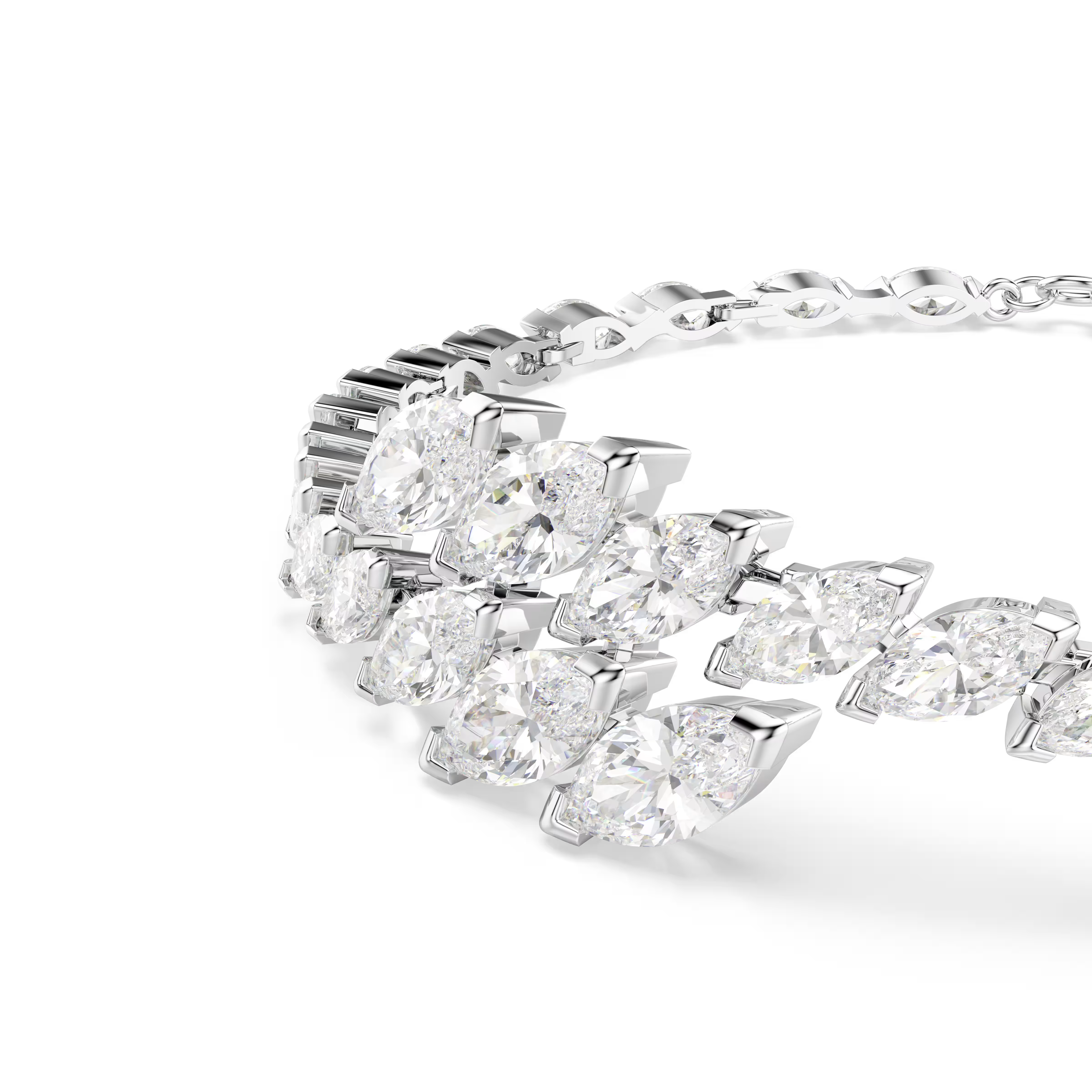 Swarovski Mesmera Marquise Cut Rhodium Bracelet