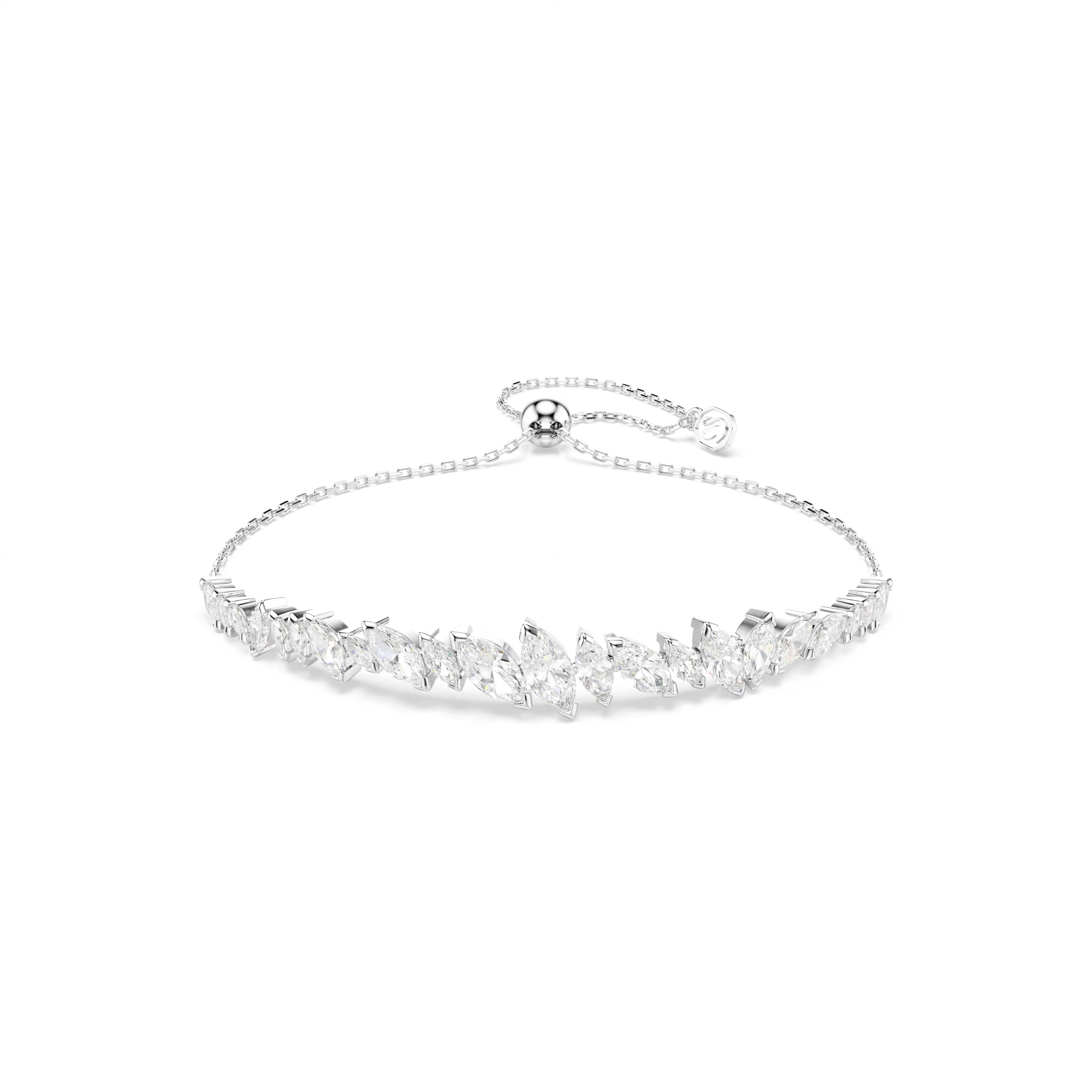 Swarovski Mesmera Marquise Cut Rhodium Sliding Bracelet