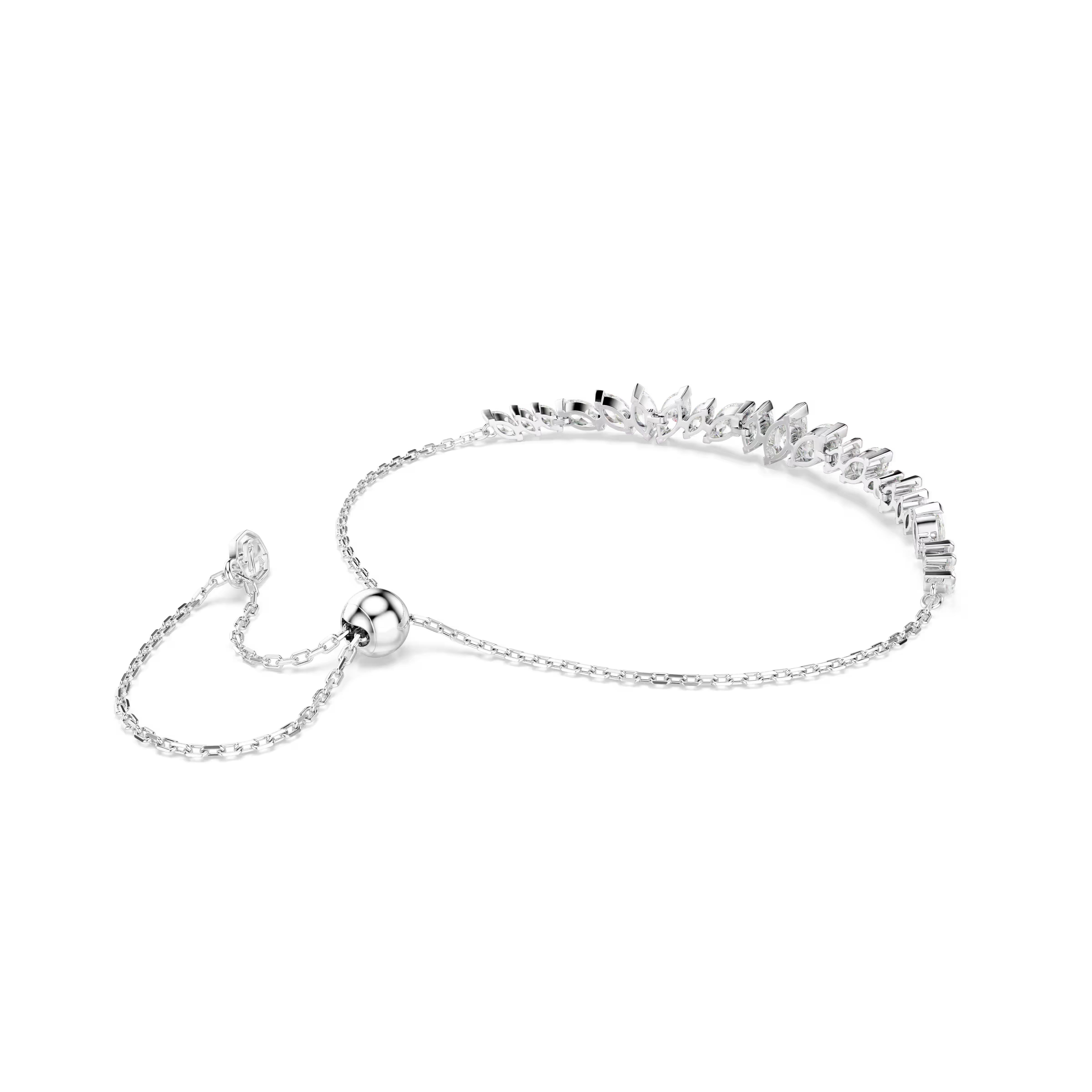 Swarovski Mesmera Marquise Cut Rhodium Sliding Bracelet