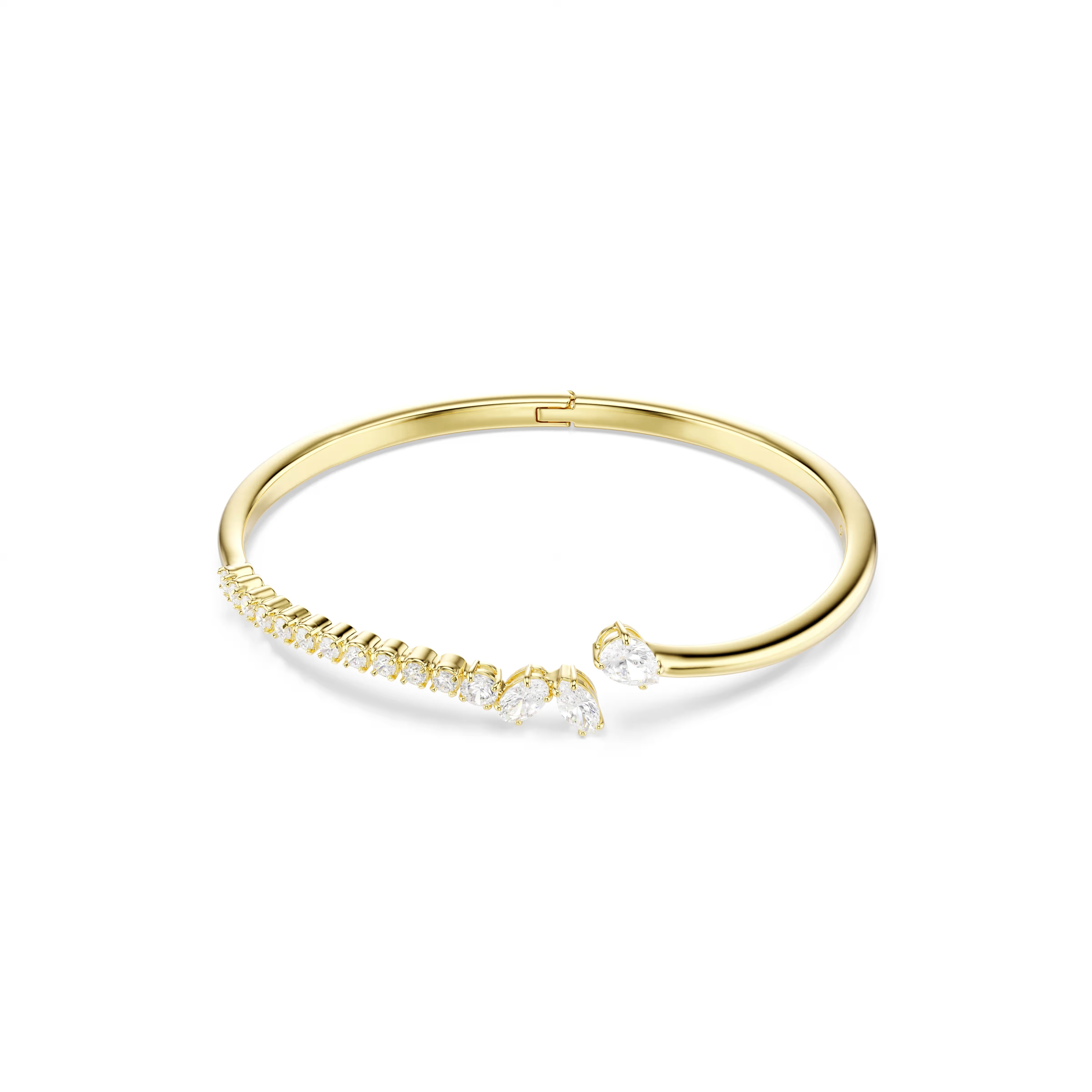Swarovski Mesmera Mixed Cuts Gold Bangle