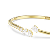 Swarovski Mesmera Mixed Cuts Gold Bangle