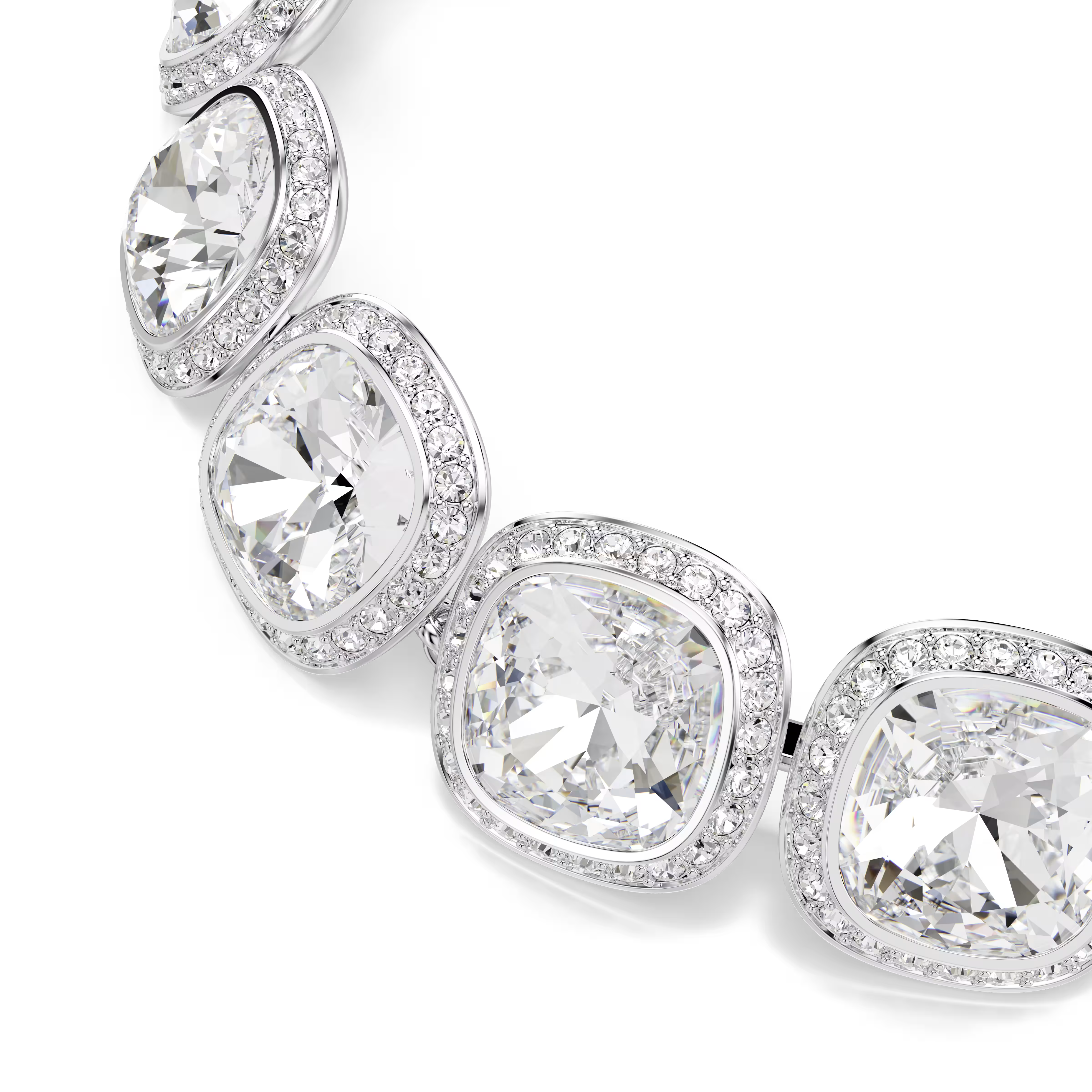 Swarovski Una Angelic Cushion Cut Rhodium Bracelet