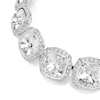 Swarovski Una Angelic Cushion Cut Rhodium Bracelet