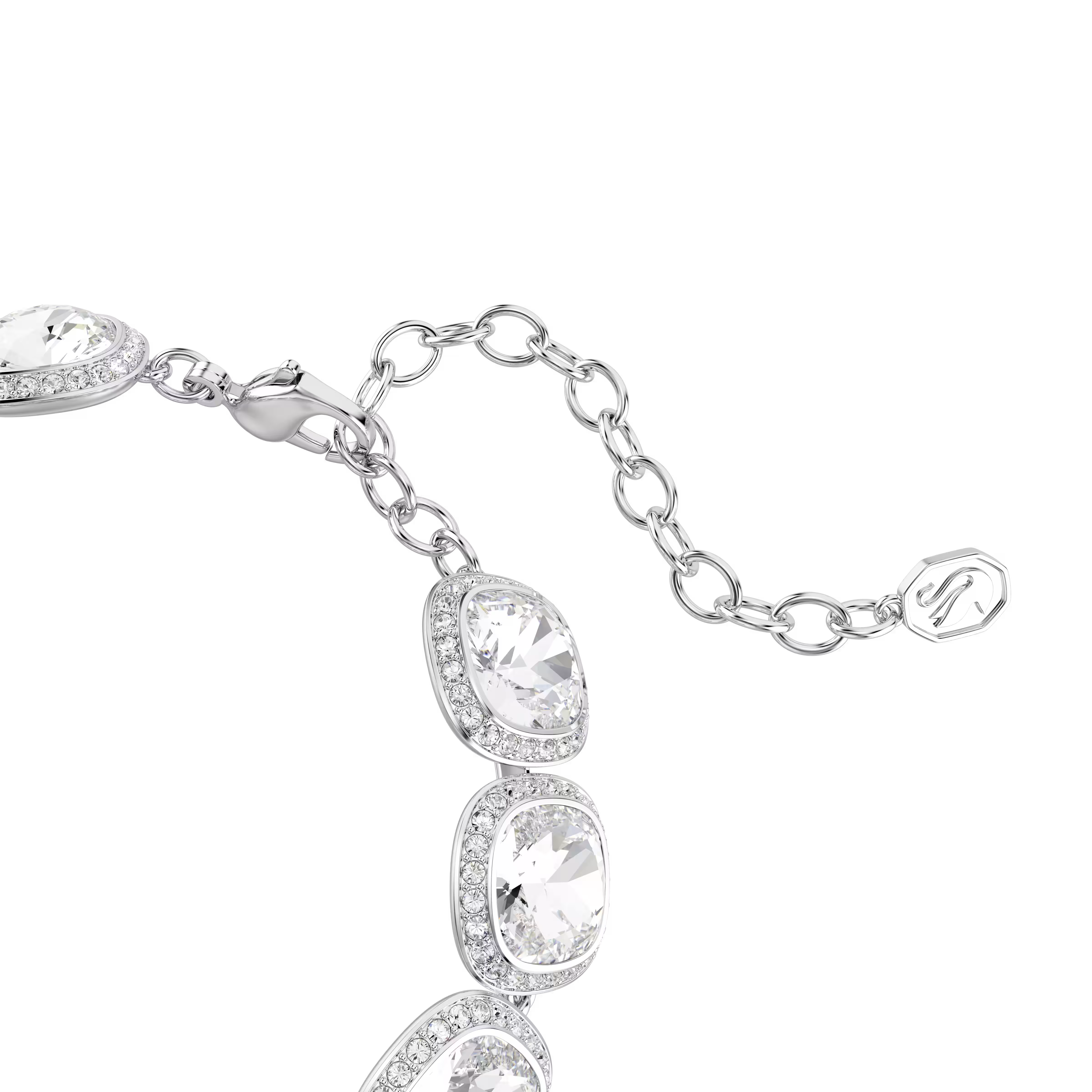 Swarovski Una Angelic Cushion Cut Rhodium Bracelet