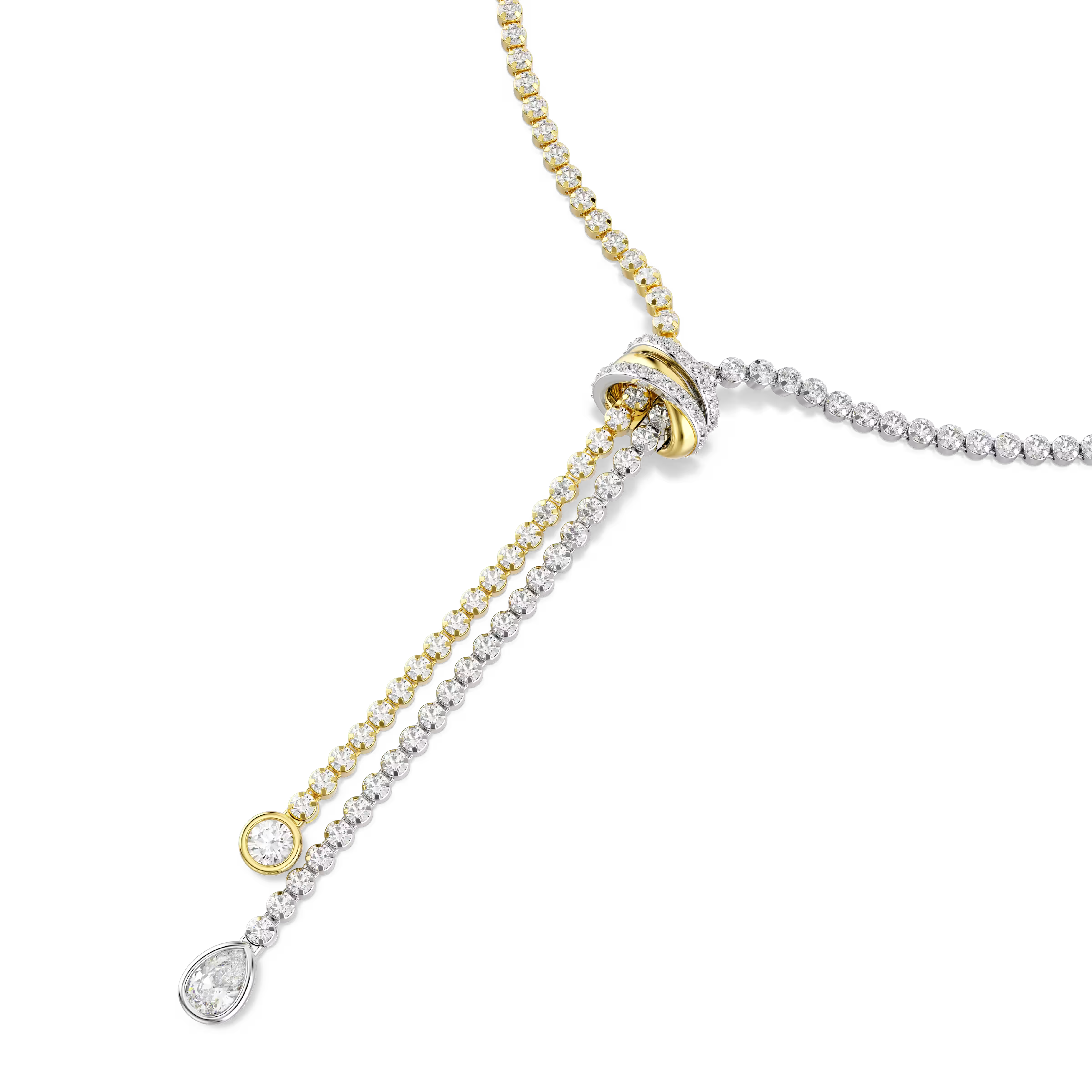 Swarovski Hyperbola Mixed Metal Y Necklace