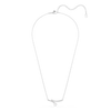 Swarovski Matrix Round Cut Bar Rhodium Necklace