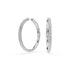 Swarovski Dextera Rhodium Small Hoop Earrings