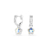 Swarovski Chroma Star Rhodium Earrings