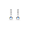 Swarovski Chroma Star Rhodium Earrings